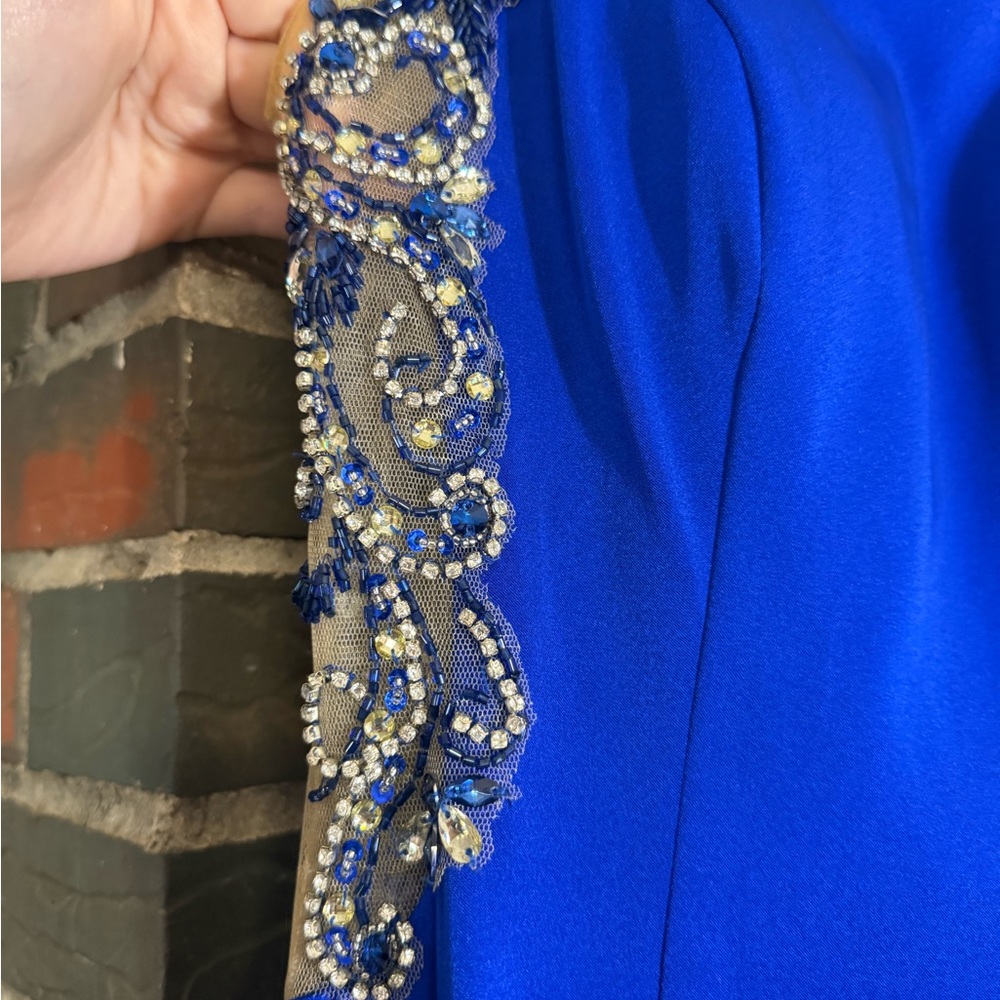 Elegant Royal Blue Prom Dress - Picture 3 of 8